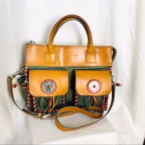 D& B Bolero Florentine Leather Crossbody Bag. Has CROSSBODY STRAP!!!